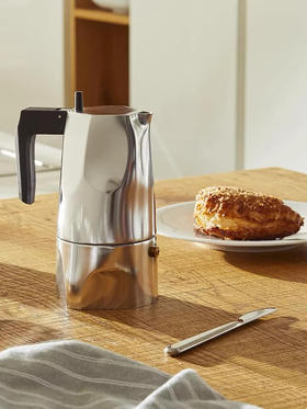 ALESSI黑曜岩摩卡壶意式浓缩咖啡机手冲咖啡壶