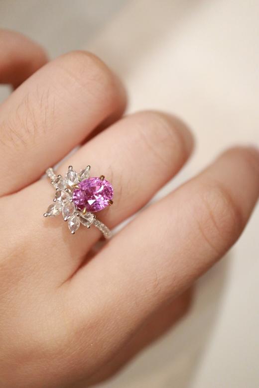 2.09ct 帕帕拉恰戒指 商品图8