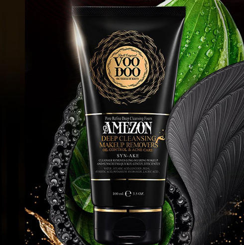  泰国VOODOO沐朵黑蛇毒洗面奶 控油洁面卸妆二合一 男女通用 商品图2