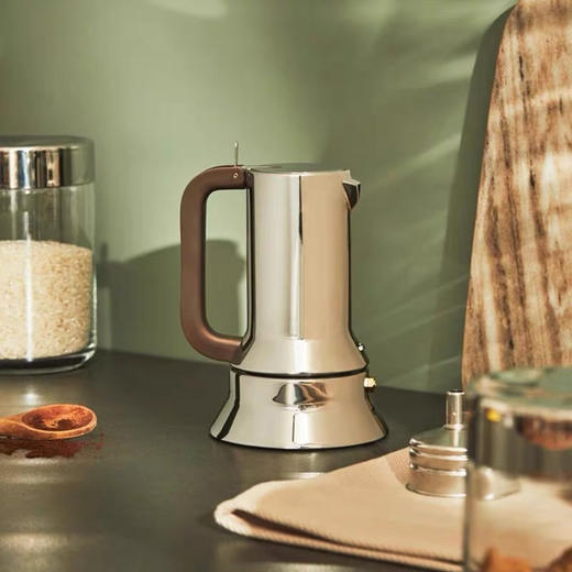 意大利ALESSI9090不锈钢摩卡壶经典咖啡壶 商品图2