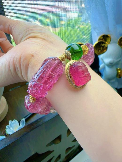 77g 雕刻碧玺手链 商品图8