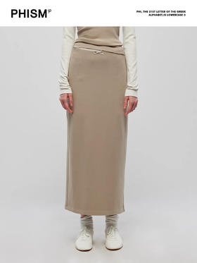 拼接蕾丝针织半裙