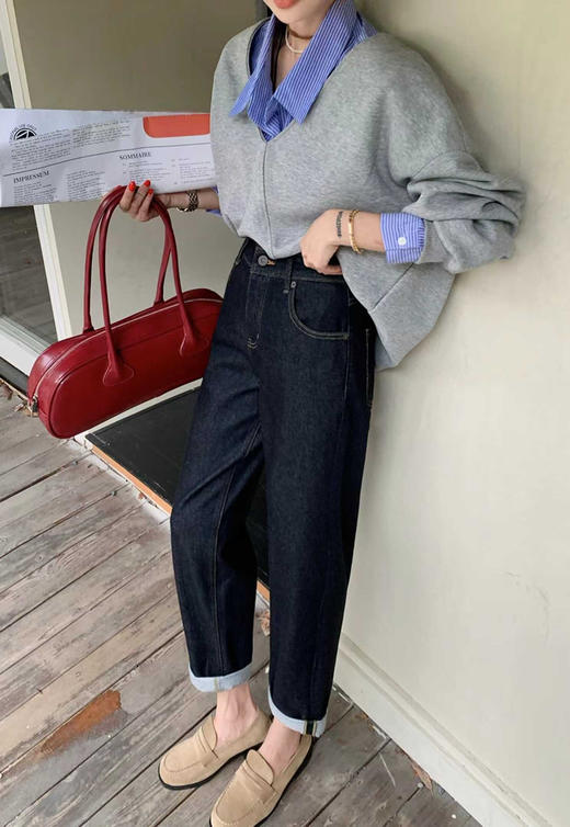 一剪风固色牛仔裤 商品图2