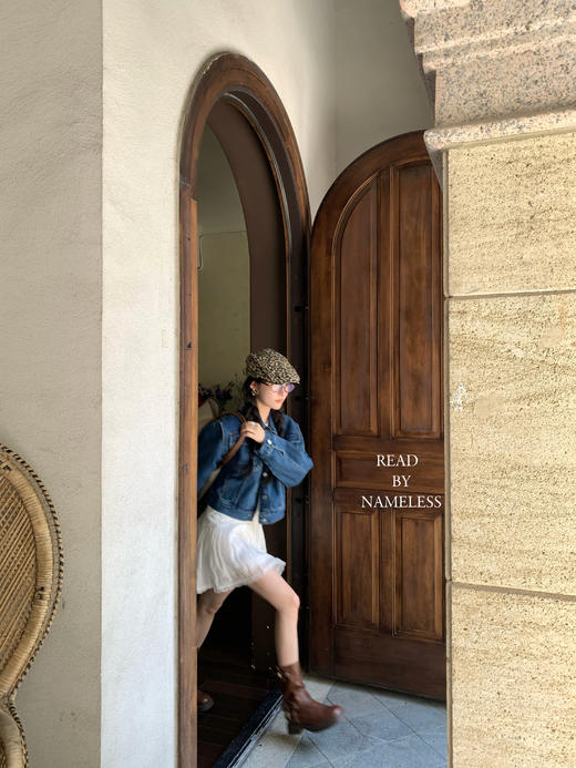 Read Nameless /韩国海军领可拆卸牛仔外套 商品图4