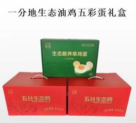 一分地生态油鸡五彩蛋礼盒