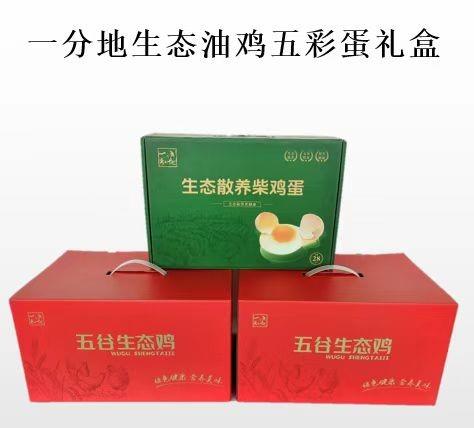 一分地生态油鸡五彩蛋礼盒 商品图0
