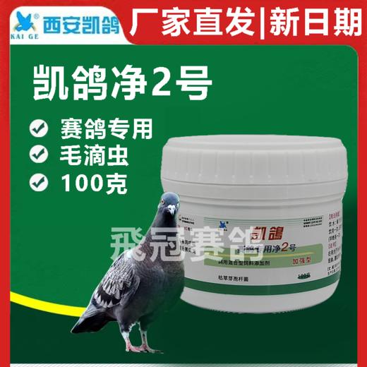 【净虫2号】100g瓶装，清理毛滴虫，口腔黏液痰液多（凯鸽） 商品图0