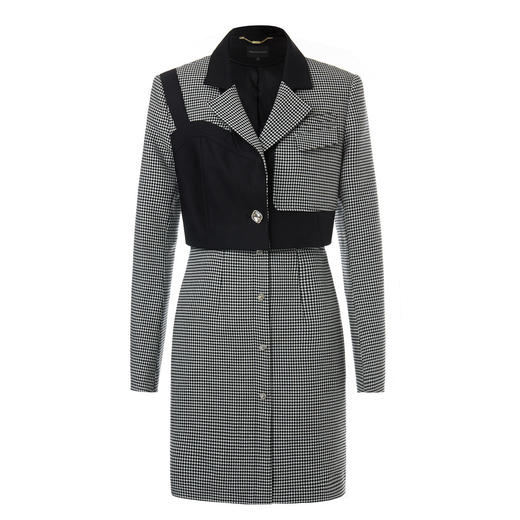 大女主套装格纹西装裙秋季连衣裙MC87DR571 商品图3