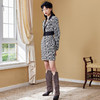大女主套装格纹西装裙秋季连衣裙MC87DR571 商品缩略图2