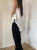 TU｜C02SS23-TP07- 褶皱吊带上衣【白WT00 / 黑BK00】 商品缩略图3