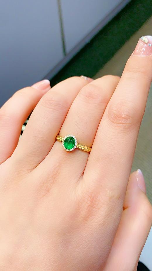 0.78ct 祖母绿戒指 商品图3