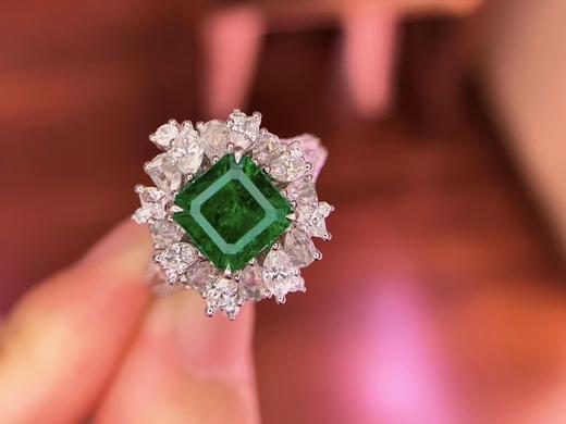 1.35ct 7.32g 祖母绿戒指吊坠 商品图1