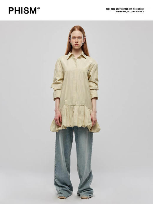 衬衫款气球连衣裙 商品图0