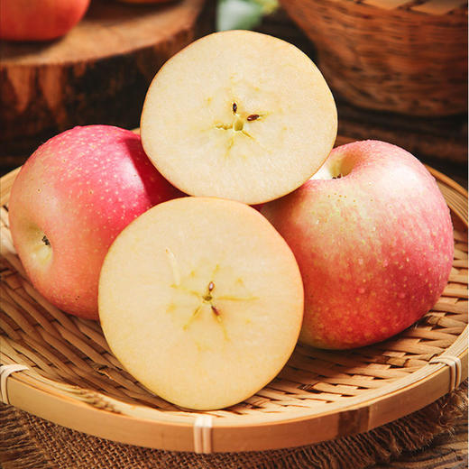 【营养丰富！山东小鲁丽苹果】新鲜采摘 产地直发！果肉香甜 咔嚓脆爽！3/9斤脆甜多汁糖心小苹果新鲜水果非维纳斯Y 商品图1
