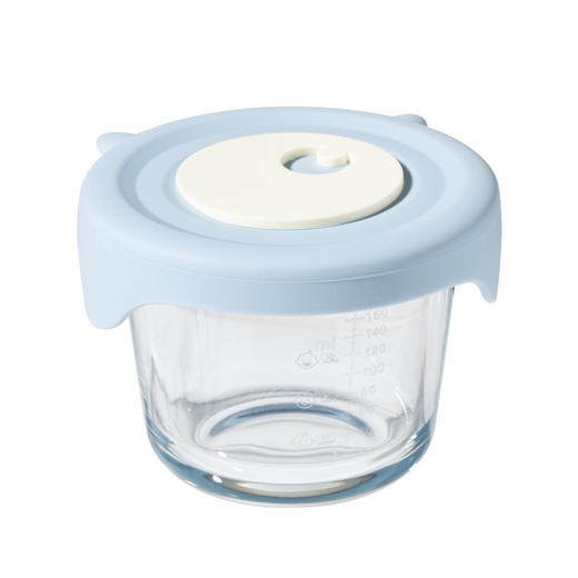 【带盖蒸煮 锁鲜更营养】如山宝宝辅食盒玻璃储存可蒸煮蛋羹碗耐高温专用婴儿辅食碗杯保鲜盒 商品图4