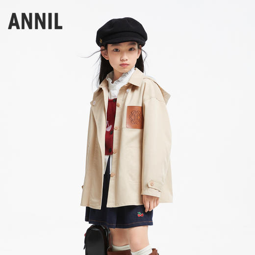 女童记忆棉外套新款安奈儿童装实体店同款AG435534 商品图1