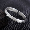 【花蝶情缘】子佩集S999银手工手镯原创设计【55071110】2407 商品缩略图1