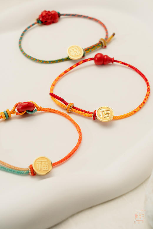 三生石 “福”到系列—朱砂编织手绳 商品图1