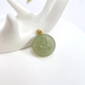 和田玉佛公吊坠