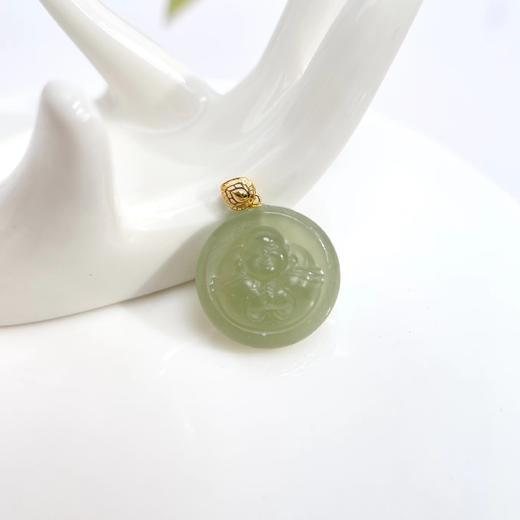 和田玉佛公吊坠 商品图0