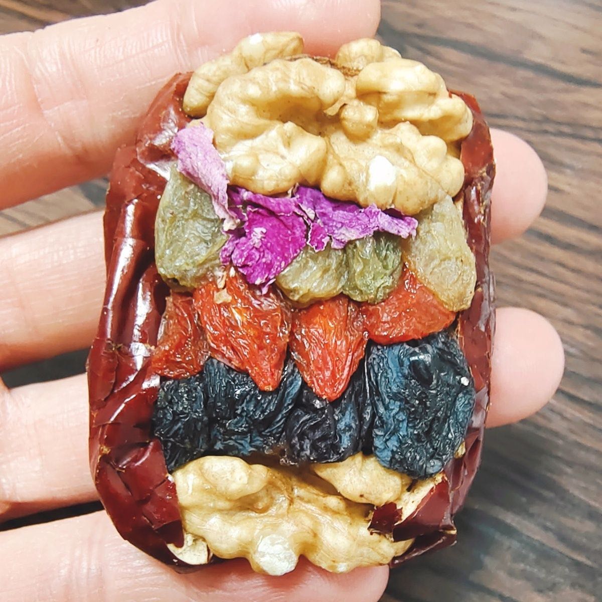 枣夹核桃夹葡萄干玫瑰花枸杞 新疆特产休闲零食 干果特产 独立包装