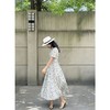 【包邮发顺丰】洛诗琳夏季新款夏日小清新纯天然棉质衬衫领碎花连衣裙KDL0701 商品缩略图0