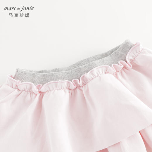 马克珍妮女童芭蕾风蓬蓬蛋糕短裙儿童半身裙秋装裙子新款241629 商品图4