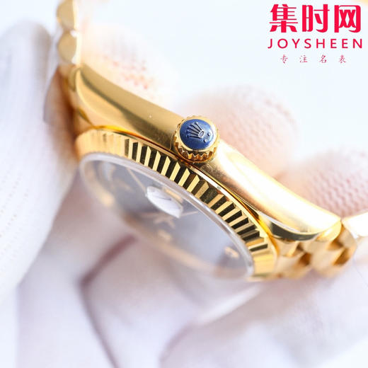 新款震撼发布 ROLEX 劳力士 星期日历型 日志36mm 宝石盘系列中性腕表，36男女皆可佩戴 无字天书 黑玛瑙 让你过目不忘！ 商品图5