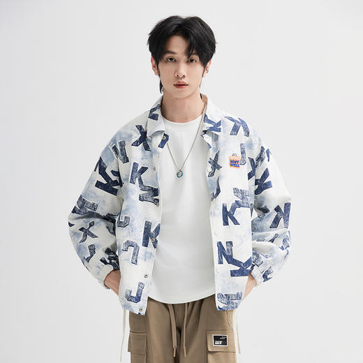 【断码清仓】HX 春秋季翻领茄克衫外套C105430016101 商品图1