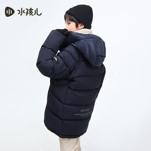 水孩儿童装2024冬季新款女童羽绒服男童外套中大童三防抑菌蓄热保暖 商品图4