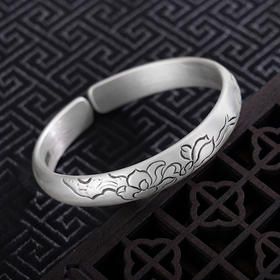 【花伴福音】子佩集S999银手工手镯原创设计【55071224】2407