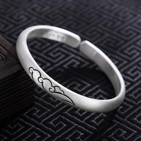 【祥云逸韵】子佩集S999银手工手镯原创设计【55081201】2407