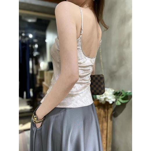 【包邮发顺丰】洛诗琳夏季新款轻柔亲肤高品质真丝提花缎面吊带GQ22079 商品图2