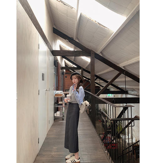 金蘑菇菇 布达佩斯 迷人衬衫组/ 秋冬通勤线 假两件衬衫 商品图3