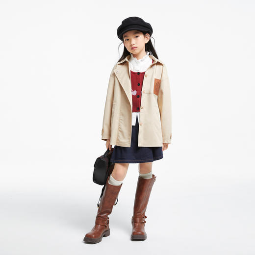 女童记忆棉外套新款安奈儿童装实体店同款AG435534 商品图3