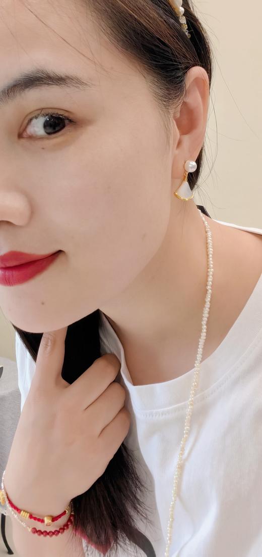 法国梵刻珍珠施华洛姆贝极光项链 手链 淡水珍珠平替 商品图6