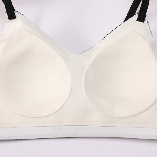 都市丽人内衣少女优选少女文胸蕾丝薄文胸3/4杯三排扣无钢圈BBT2U2 商品图9