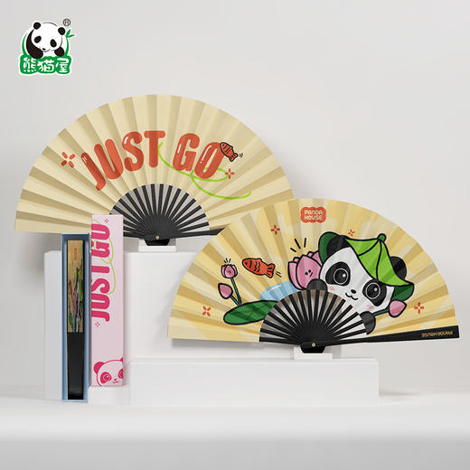 熊猫屋PANDAHOUSE Just go折扇 多款可选 商品图3