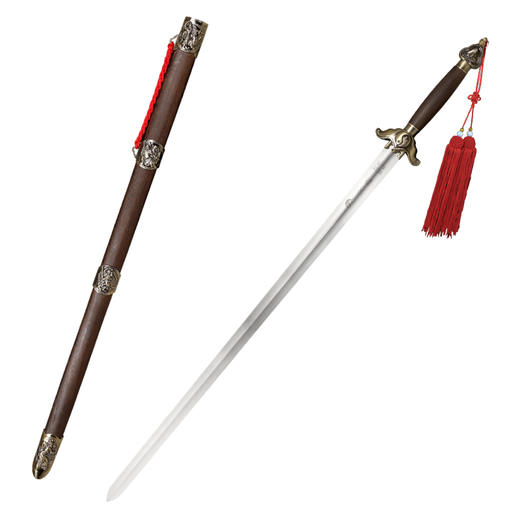 青铜阴阳太极剑 标准太极剑  正品沈广隆太极剑 龙泉沈广隆宝剑 sgl-8005 未开刃 商品图6