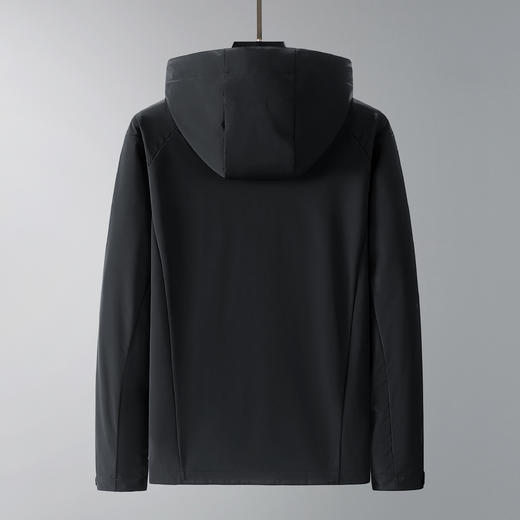 【新款DTH】大依优型大码夹克外套防水防风男宽松加肥加大码休闲上衣胖子连帽男装冲锋衣户外 商品图4