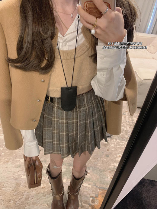 金蘑菇菇 布达佩斯 迷人衬衫组/ 秋冬通勤线 假两件衬衫 商品图5