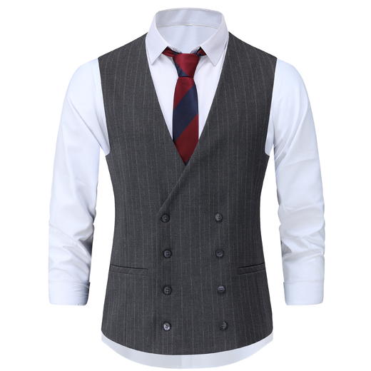 【商城同款】【新款DDS】大依优型大码西装休闲西服马甲三件套套装西裤外套裤子加肥加大肥佬休闲商务上衣男士胖子正装西装 商品图3