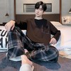 秋季新款睡衣男士春秋款长袖青少年男生男款大码学生秋季家居服套装运动秋冬款 商品缩略图5