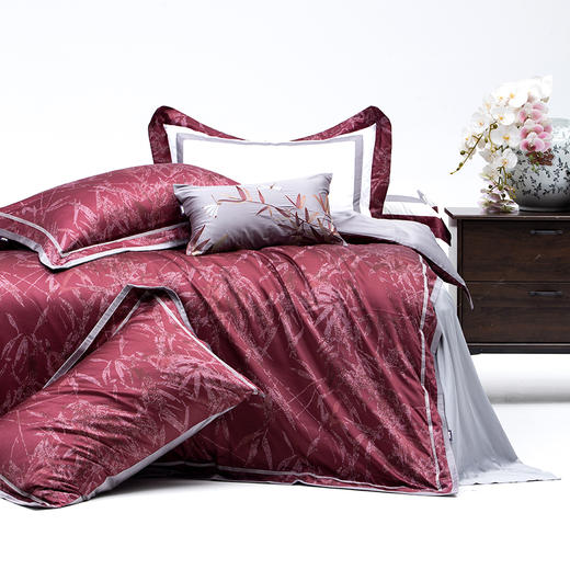 多喜爱70S云丝缎六件套 叶影婆娑 商品图2