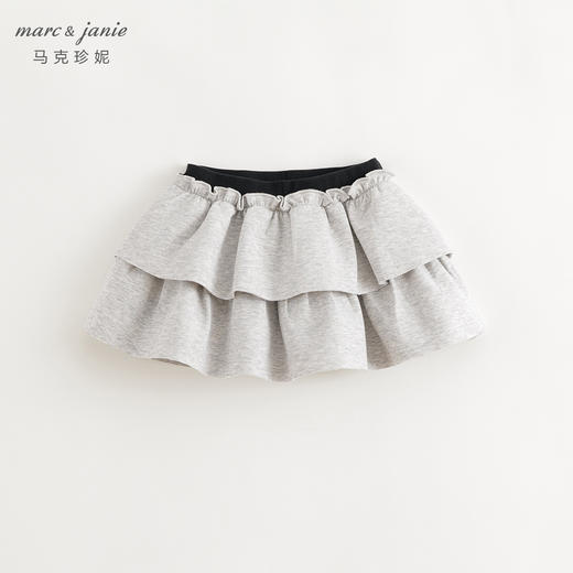 马克珍妮女童芭蕾风蓬蓬蛋糕短裙儿童半身裙秋装裙子新款241629 商品图2
