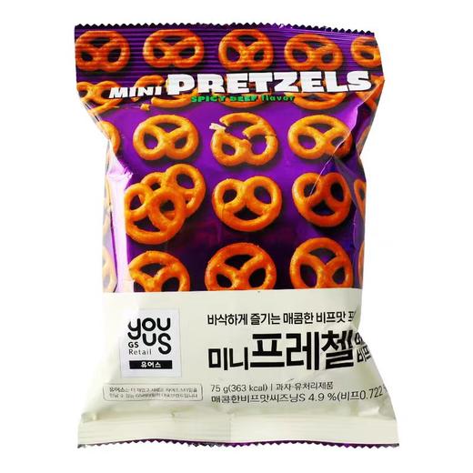 韩国 友施 迷你蝴蝶脆饼75g 商品图0