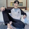 秋季新款睡衣男士春秋款长袖青少年男生男款大码学生秋季家居服套装运动秋冬款 商品缩略图0