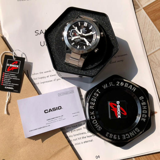 卡西欧钢铁之心（配全套包装专柜包装）卡西欧GST-B400 作为 G-SHOCK 的重点产品系列，G-STEEL 以钢韧并济的强悍实力制霸腕间➕完美无破绽 惟妙惟肖‼️‼️‼️‼️‼️‼️‼️‼️‼️ 商品图0