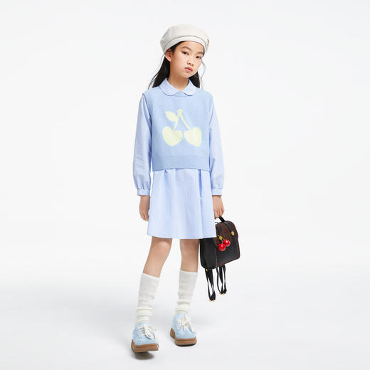 女童背心连衣裙套装新款安奈儿童装实体店同款AG433610 商品图3