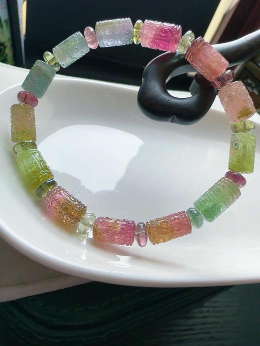 19.32g 雕刻碧玺手链 商品图1